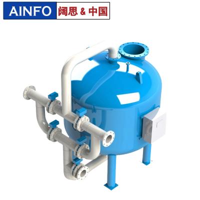 1．用于要求出水濁度≤5mg/L 能符合飲用水質(zhì)標準的工業(yè)用水、生活用水及市政給水 系統(tǒng)； 2．工業(yè)污水中的懸浮物、固體物的去除； 3．可用作離子交換法軟化、除鹽系統(tǒng)中的預(yù)處理設(shè)備，對水質(zhì)要求不高的工業(yè)給水的粗過濾設(shè)備； 以及用在游泳池循環(huán)處理系統(tǒng)、冷卻循環(huán)水凈化系統(tǒng)等。