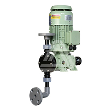 LK系列有多種泵型及配套電機(jī)供用戶選擇，可滿足添加量的不同要求。用戶還可以根據(jù)輸送的介質(zhì)，從7種材質(zhì)組合中選擇最合適的材質(zhì)。