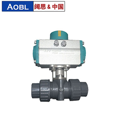 氣動雙由令球閥，upvc由令球閥，耐腐蝕氣動球閥-上海闊思電子有限公司官網(wǎng)