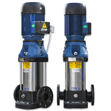 CDM/CDMF系列為參照歐洲標準最新自主研發(fā)的新一代、高效率非自吸立式多級離心泵。產(chǎn)品采用全新的工業(yè)設(shè)計，能效指標達到MEI20.7，具有節(jié)能、低噪環(huán)保及結(jié)構(gòu)緊湊、外形美觀、重量輕使用維護方便可靠性高等特點
